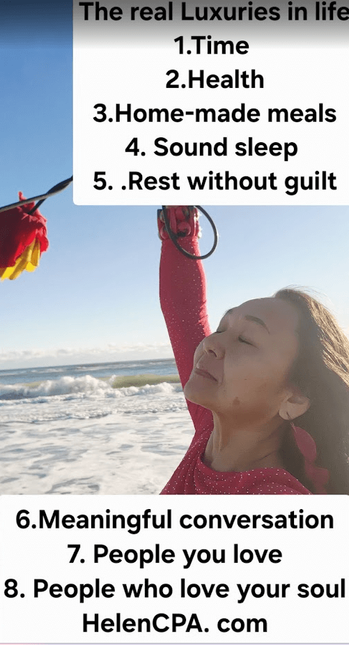 Real luxuries in life